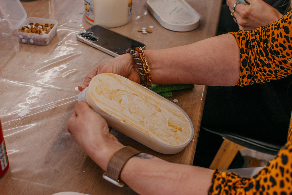 Workshop Jesmonite 27 juni (10:00 - 12:30)
